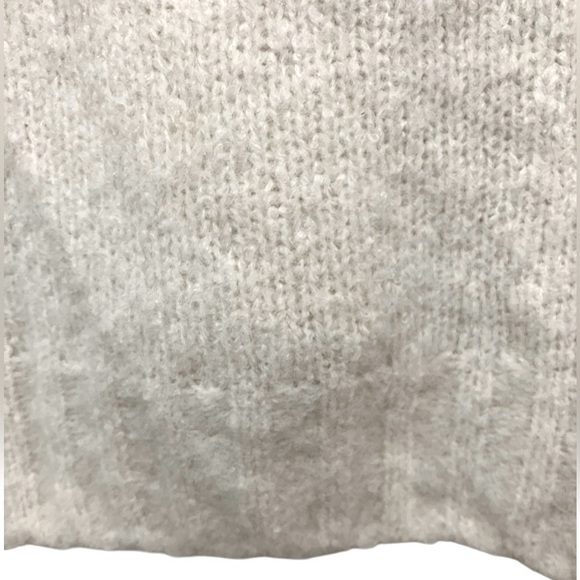 Vince Alpaca Elegant Minimalist Cowl Neckline Ivory White Women’s Size Large - Picture 7 of 12